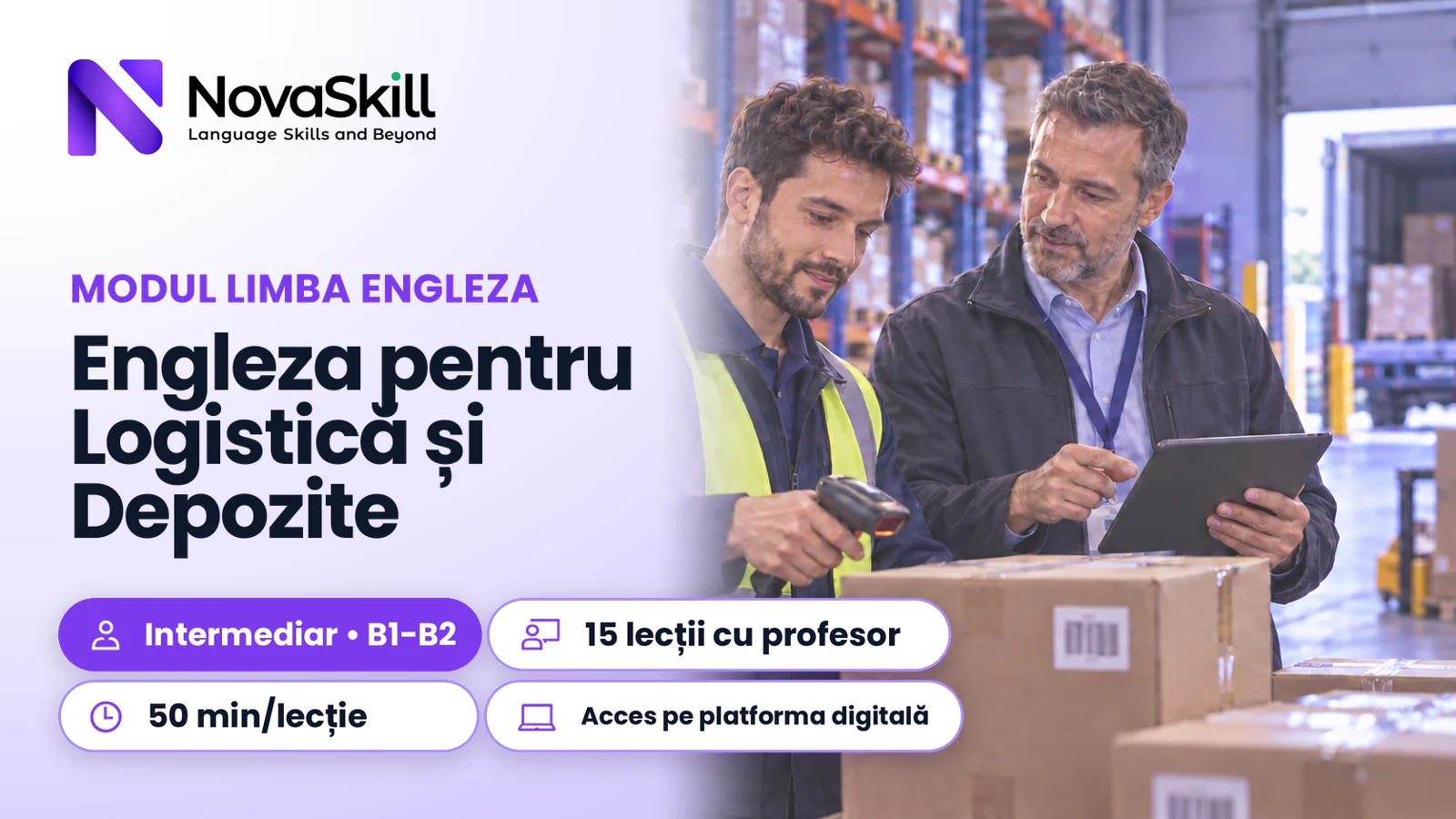Engleză pentru Logistică și Depozite, B1–B2