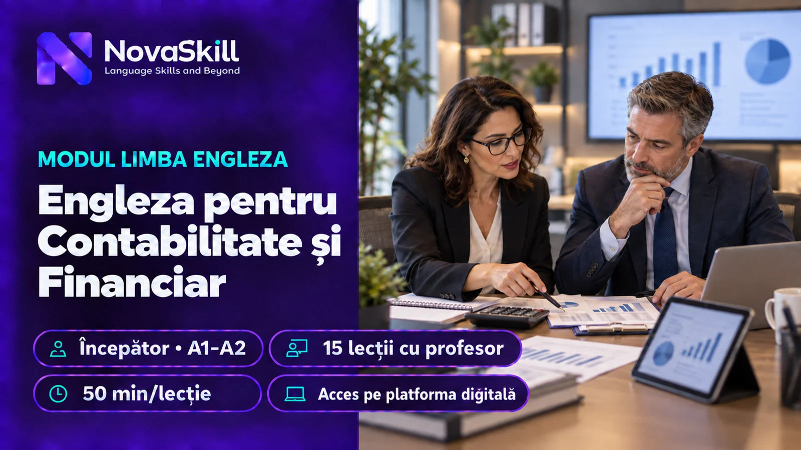 Engleză pentru Contabilitate și Financiar, A1–A2