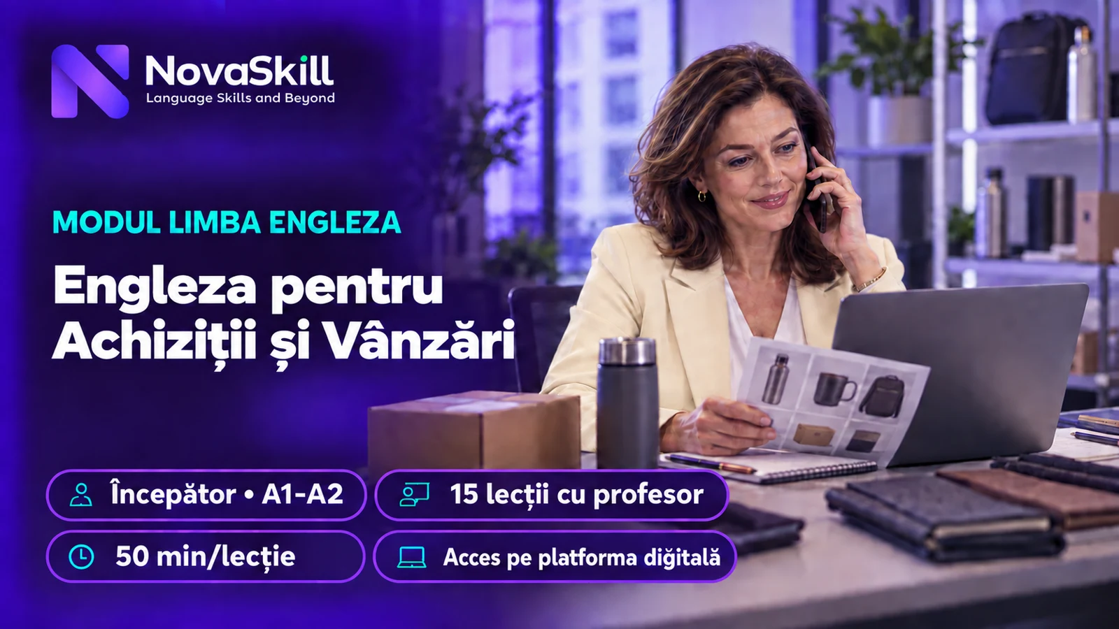 Engleză pentru Achiziții și Vânzări, A1–A2