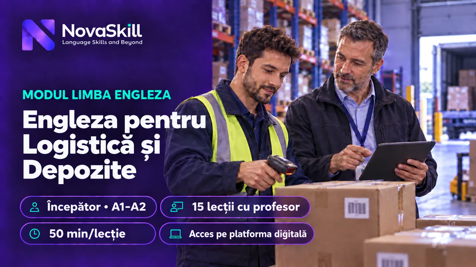 Engleză pentru Logistică și Depozite, A1–A2