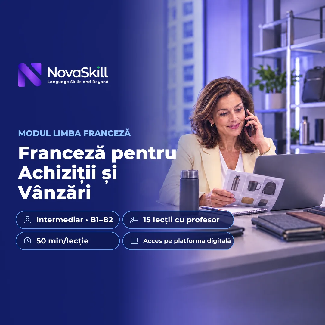 Coperta modulului Franceză pentru Achiziții și Vânzări, nivel B1–B2