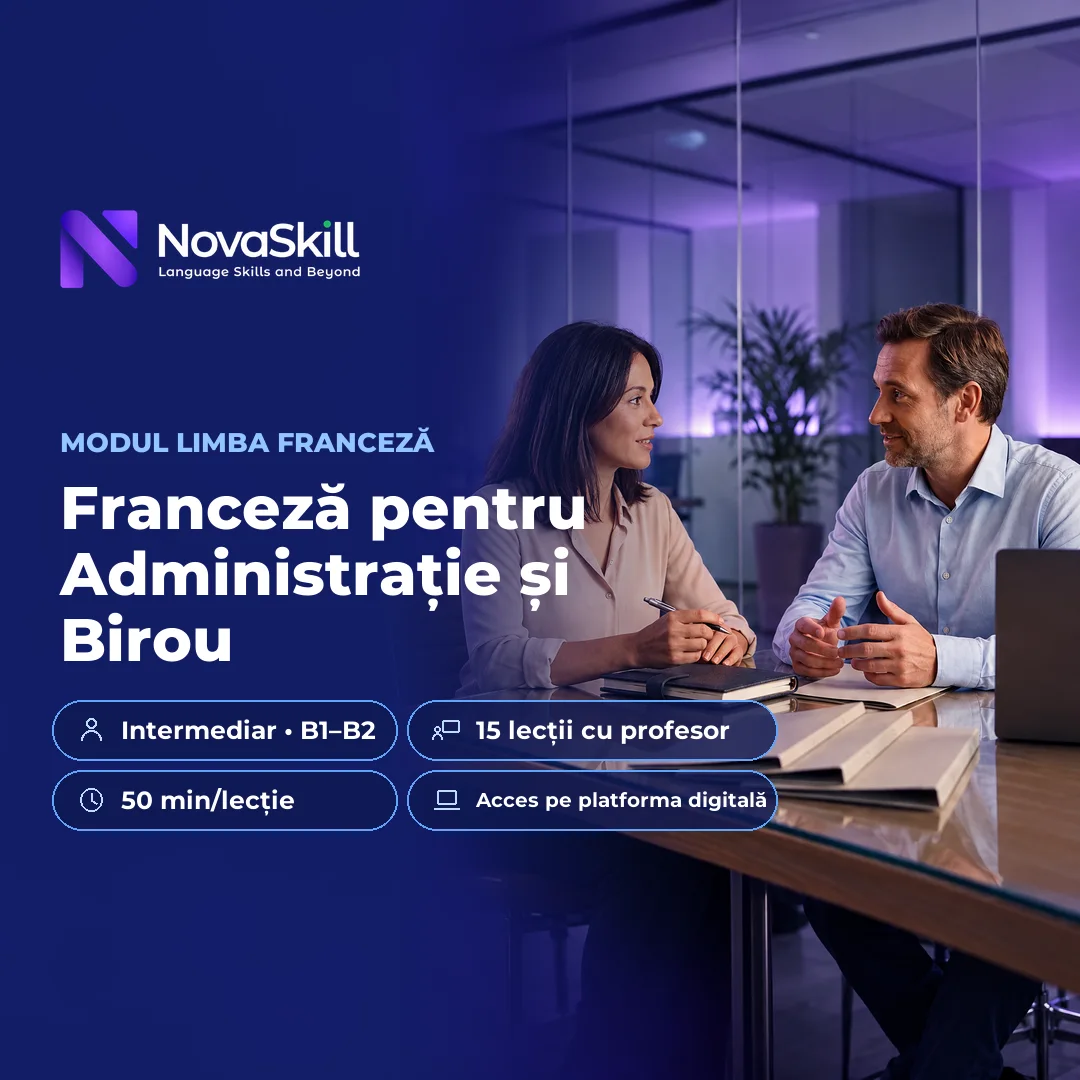 Coperta modulului Franceză pentru Administrație și Birou, nivel B1–B2