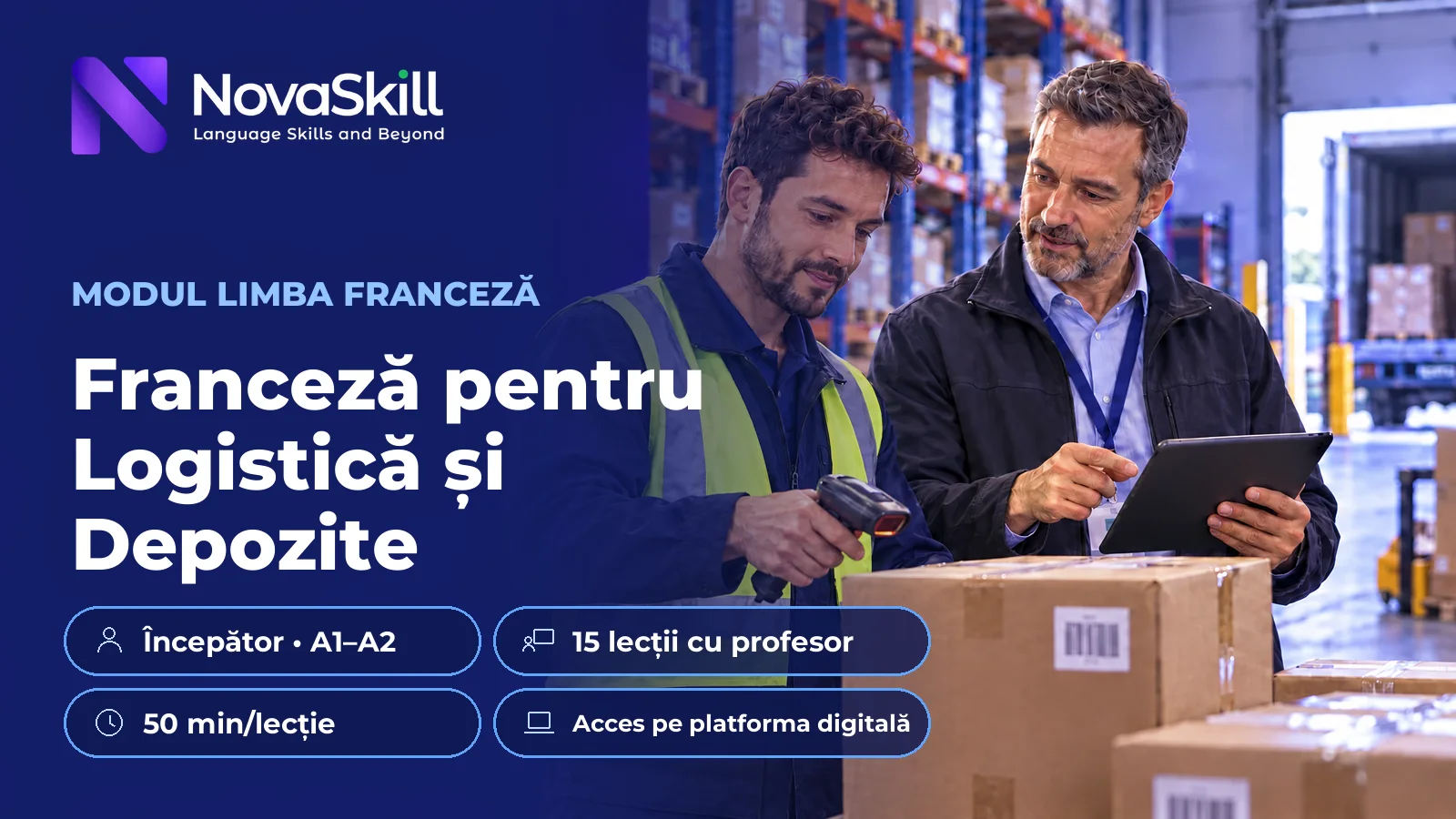 Franceză pentru Logistică și Depozite, A1–A2