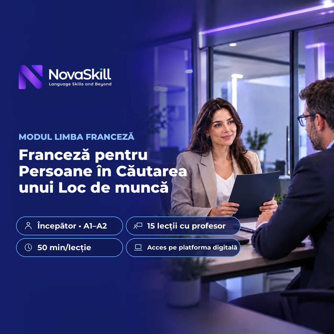Coperta modulului Franceză pentru persoane în căutarea unui loc de muncă, nivel A1–A2