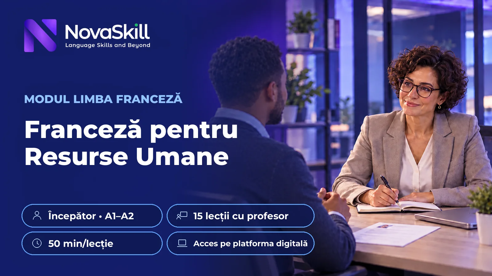 Franceză pentru Resurse Umane, A1–A2