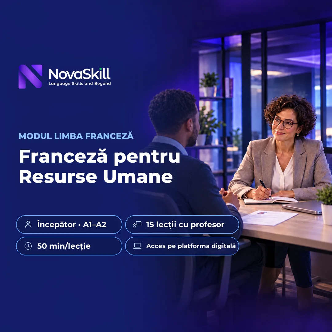 Coperta modulului Franceză pentru Resurse Umane, nivel A1–A2