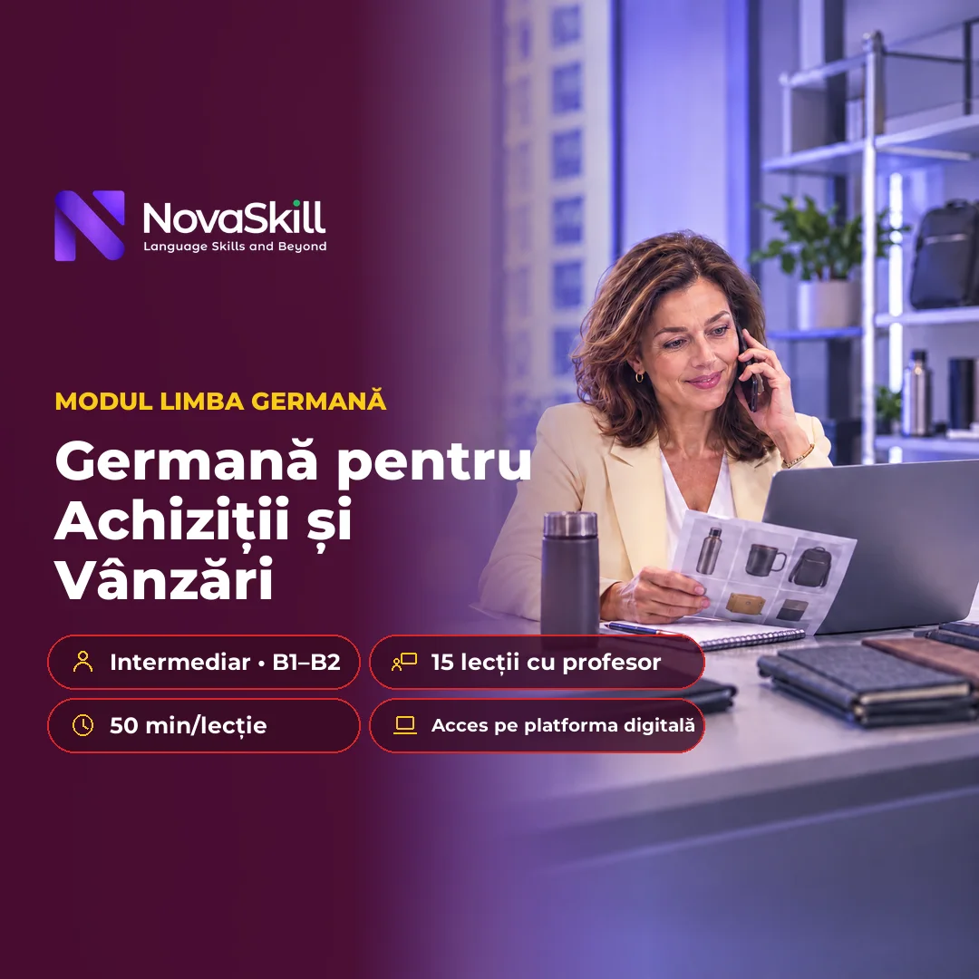 Coperta modulului Germană pentru Achiziții și Vânzări, nivel B1–B2