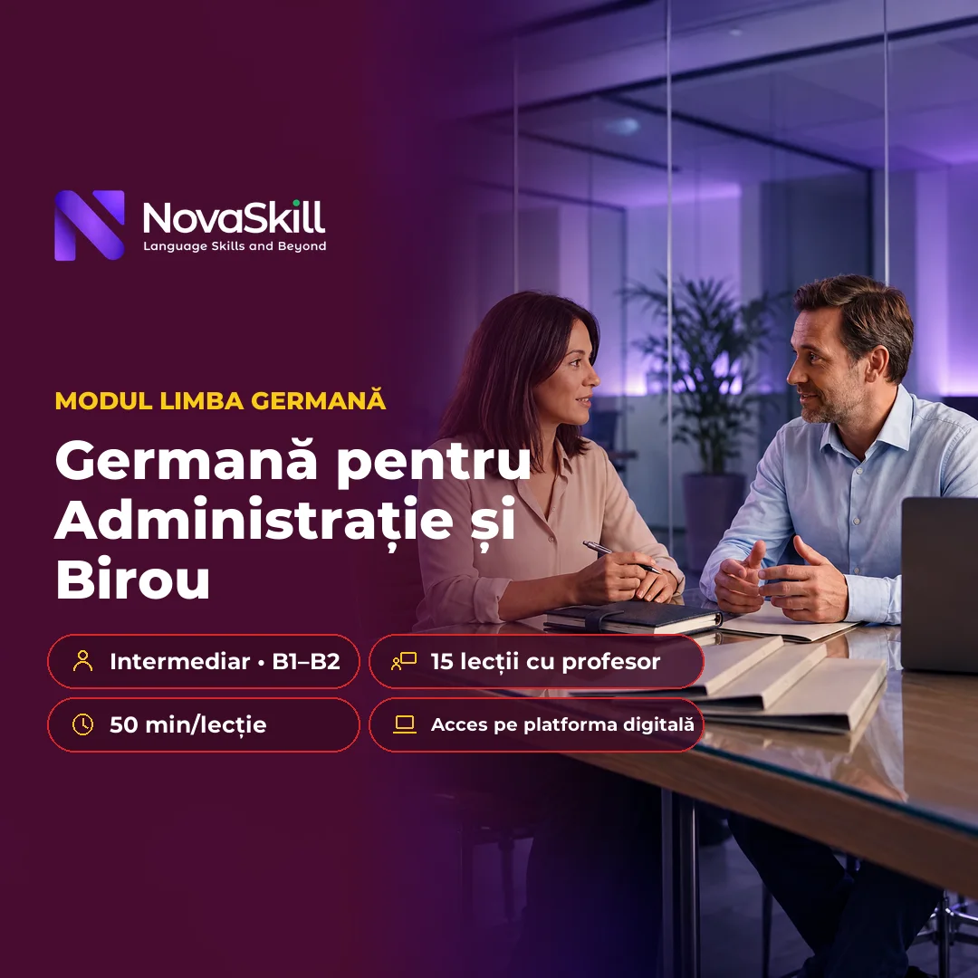 Coperta modulului Germană pentru Administrație și Birou, nivel B1–B2