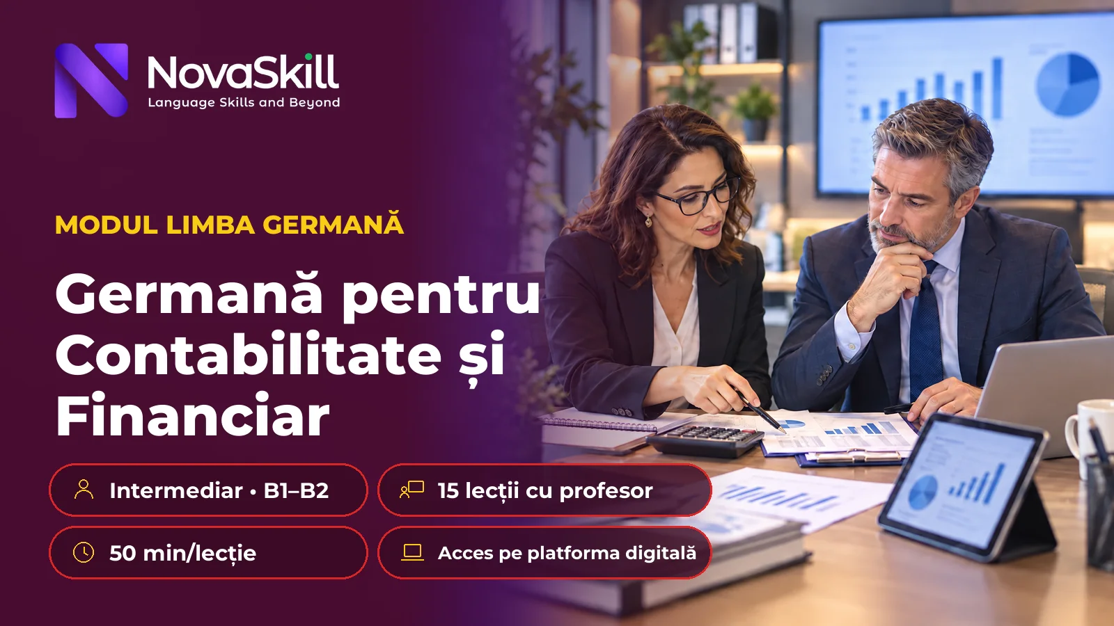 Germană pentru Contabilitate și Financiar, B1–B2