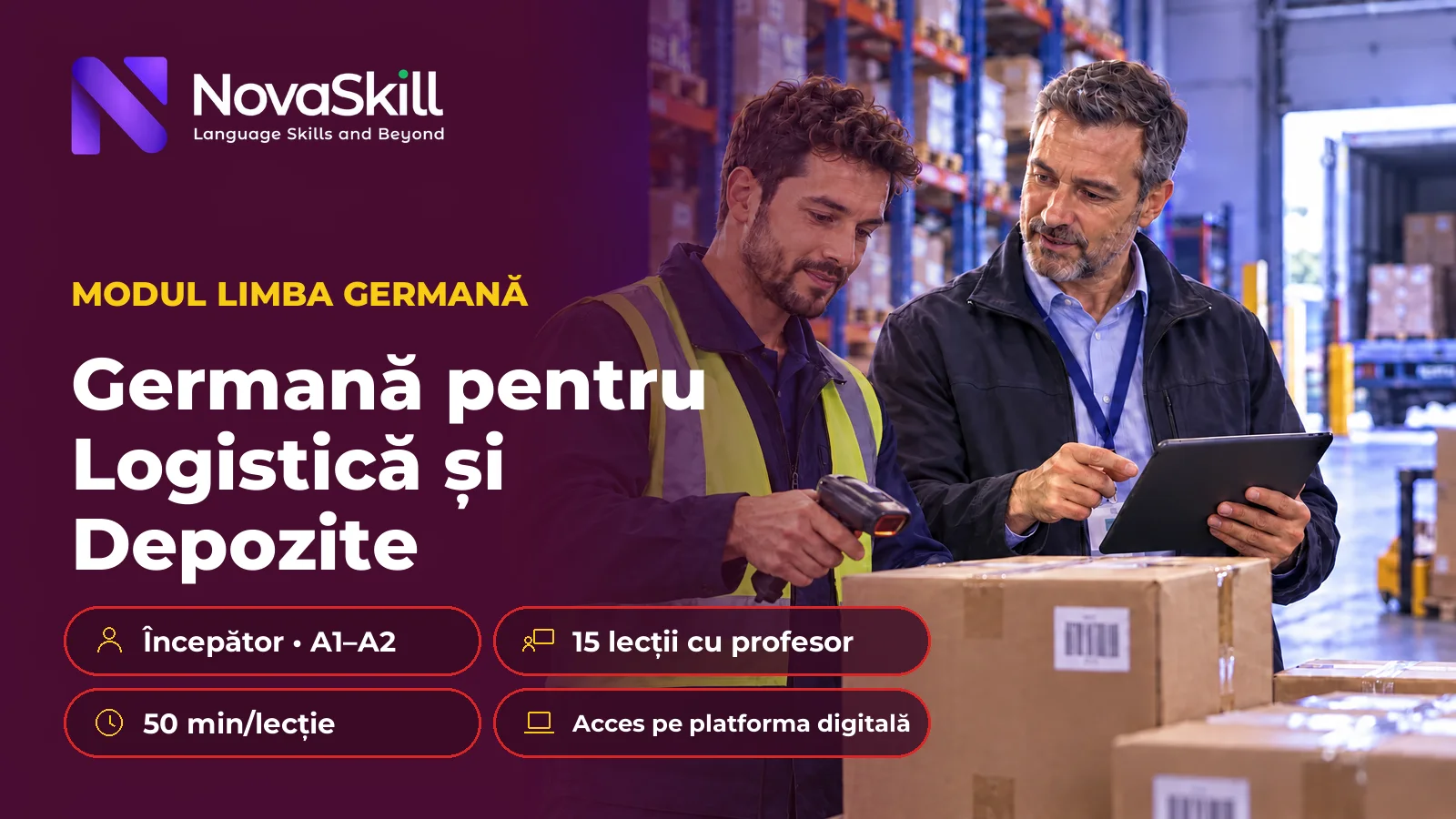 Germană pentru Logistică și Depozite, A1–A2