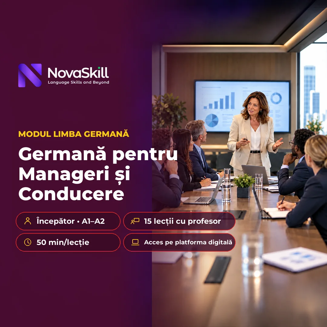 Coperta modulului Germană pentru manageri și conducere, nivel A1–A2