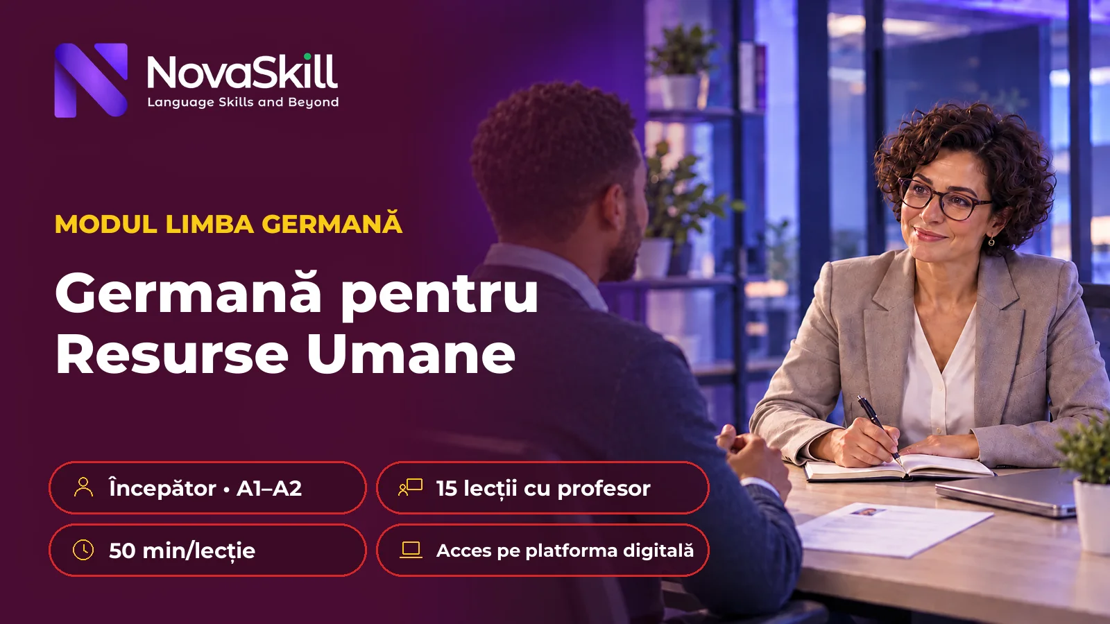 Germană pentru Resurse Umane, A1–A2