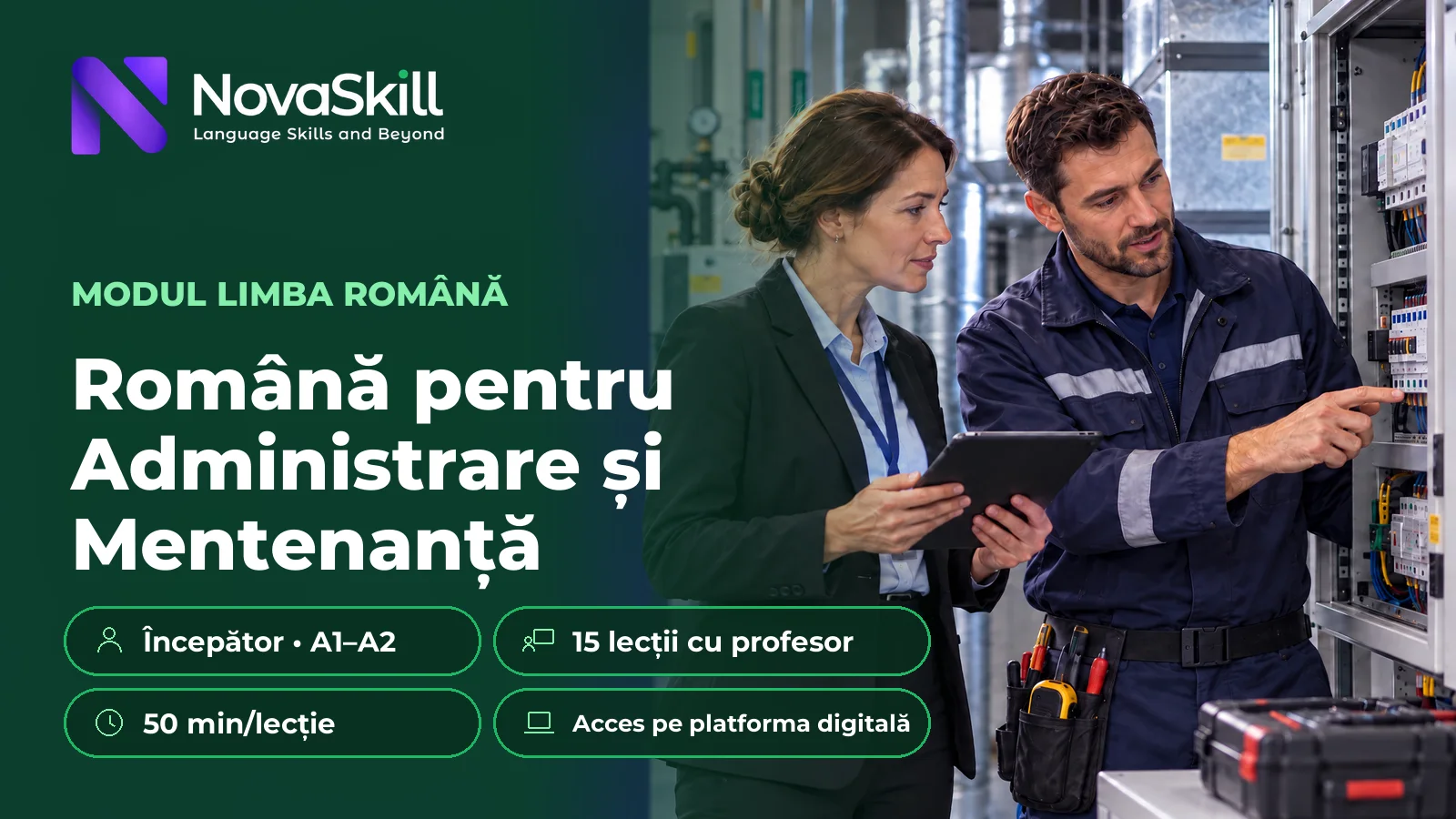 Română pentru Administrare și Mentenanță, A1–A2