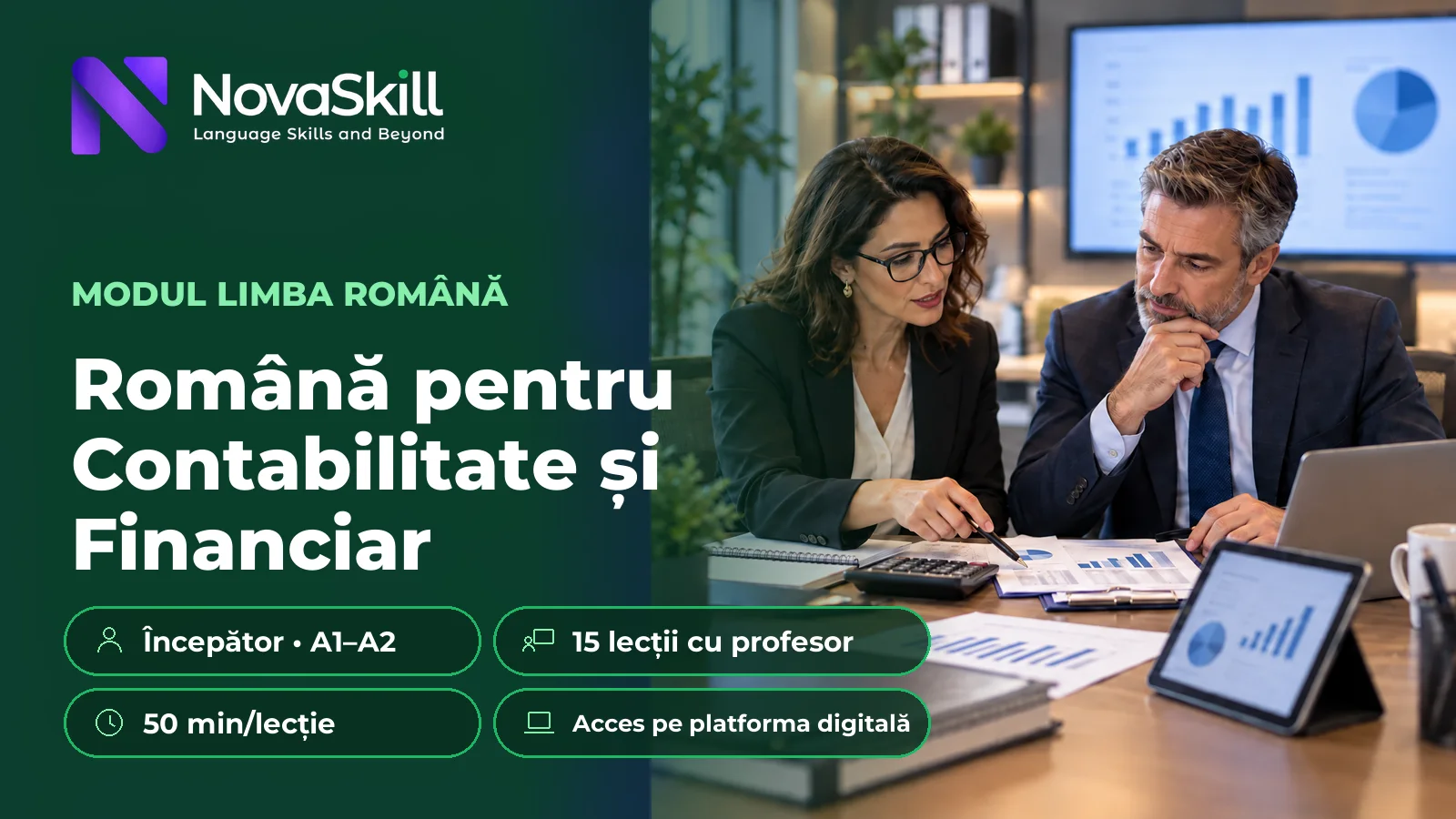 Română pentru Contabilitate și Financiar, A1–A2