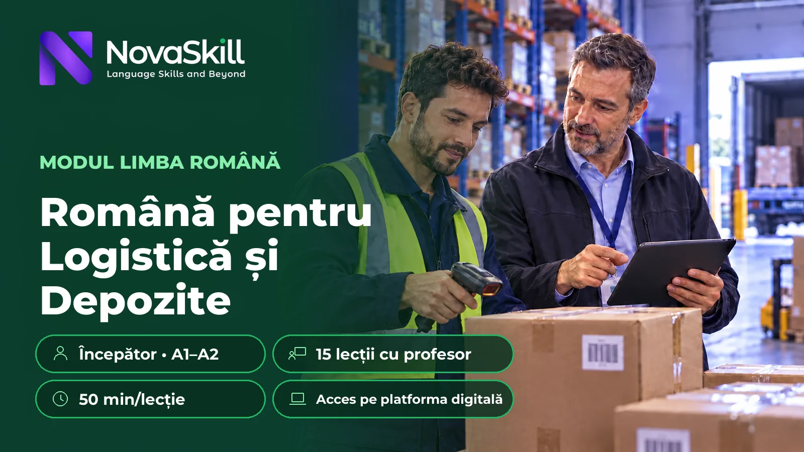 Română pentru Logistică și Depozite, A1–A2