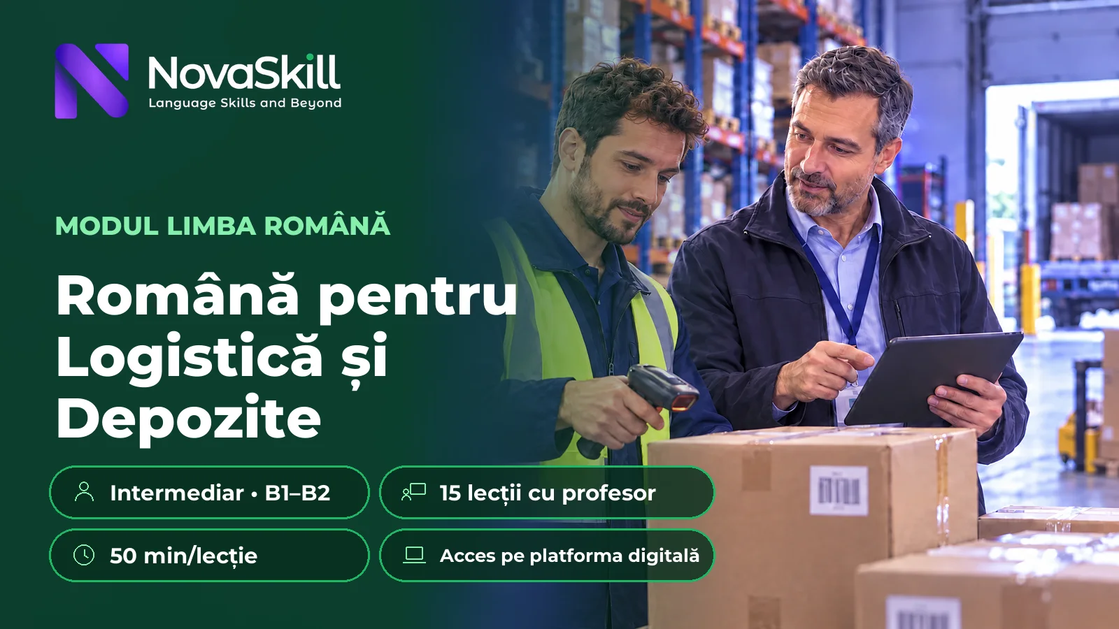 Română pentru Logistică și Depozite, B1–B2