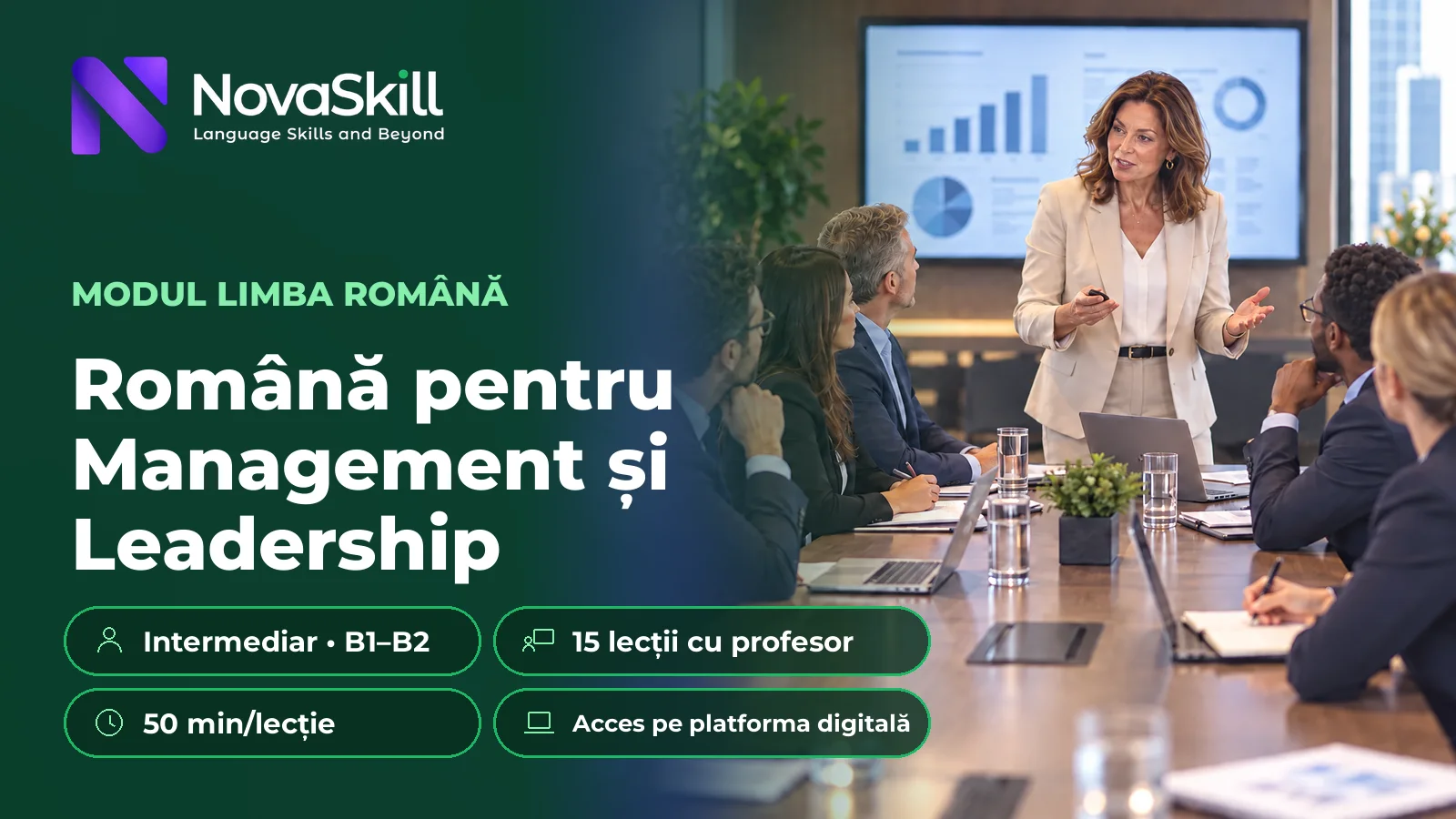 Română pentru Management și Leadership, B1–B2