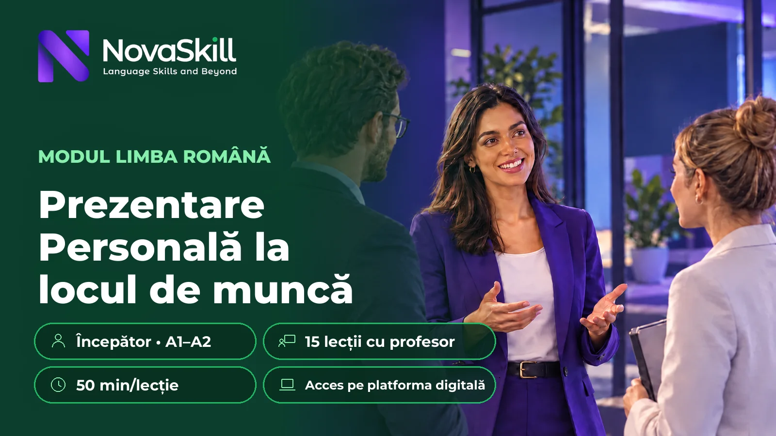 Prezentare personală la locul de muncă, A1–A2