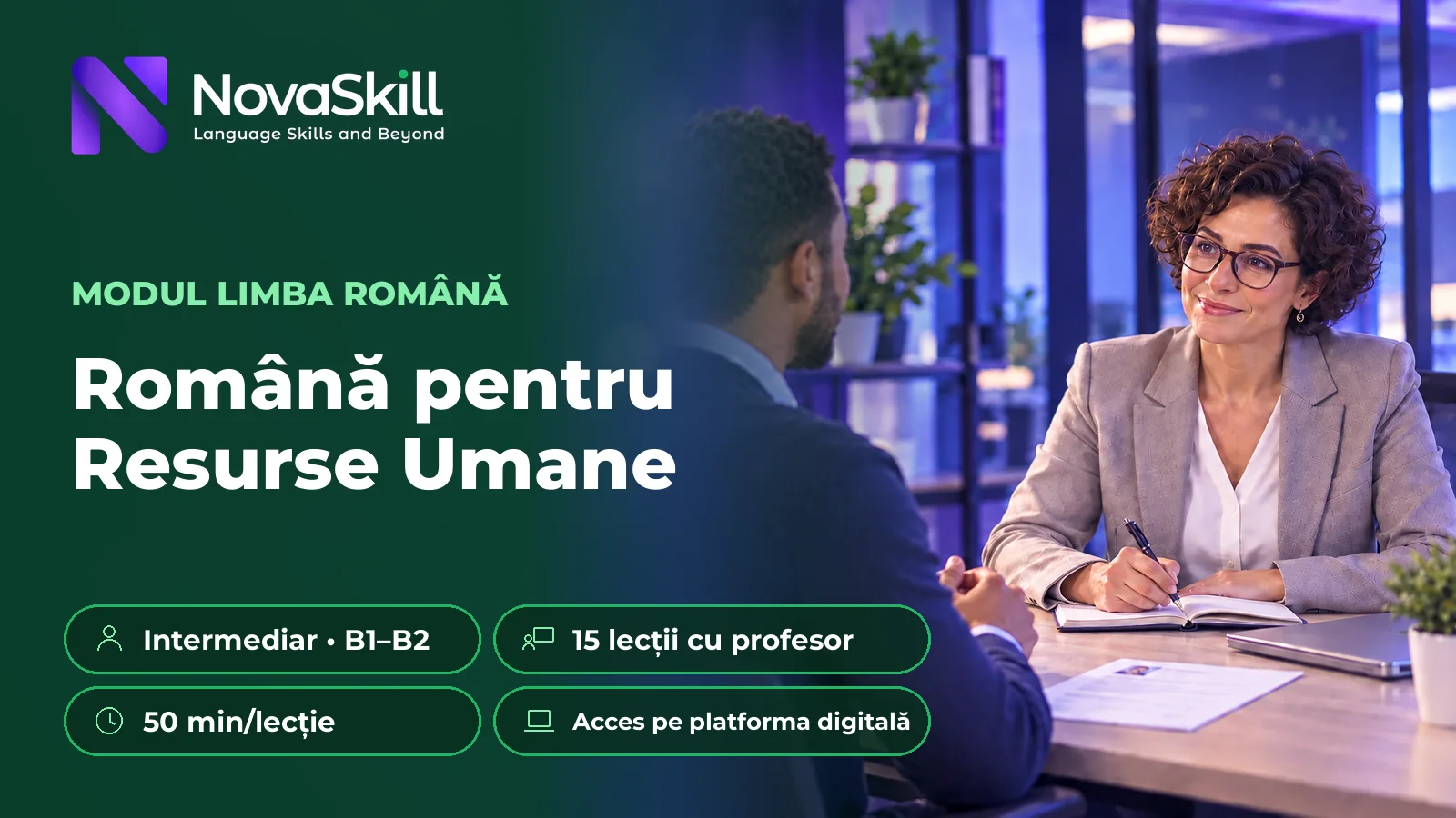 Română pentru Resurse Umane, B1–B2
