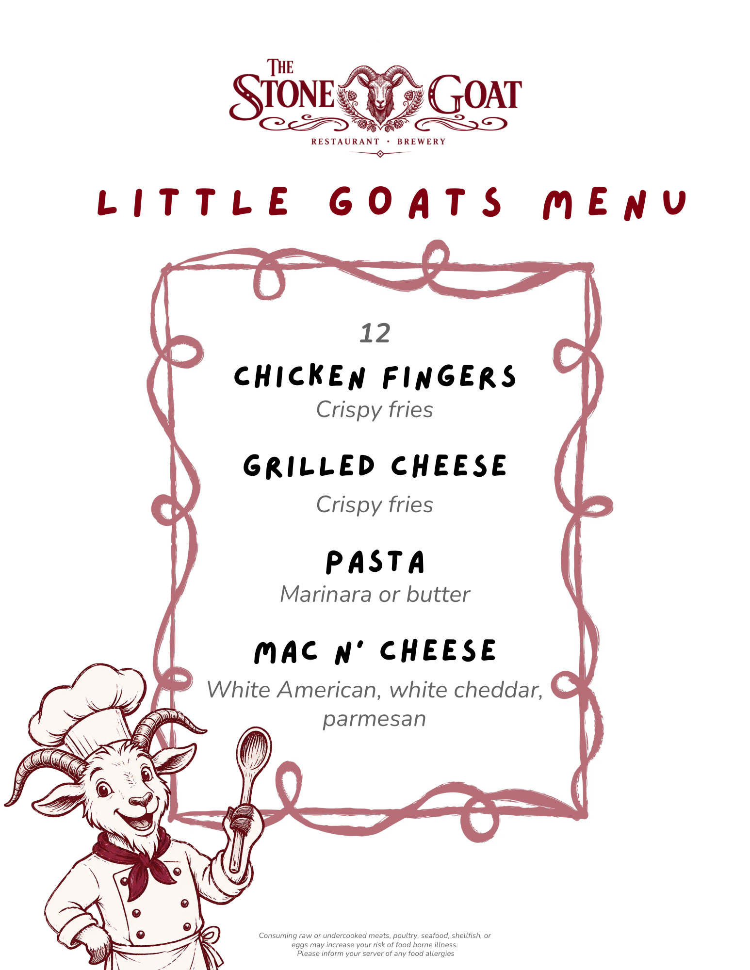 Menu Page 5