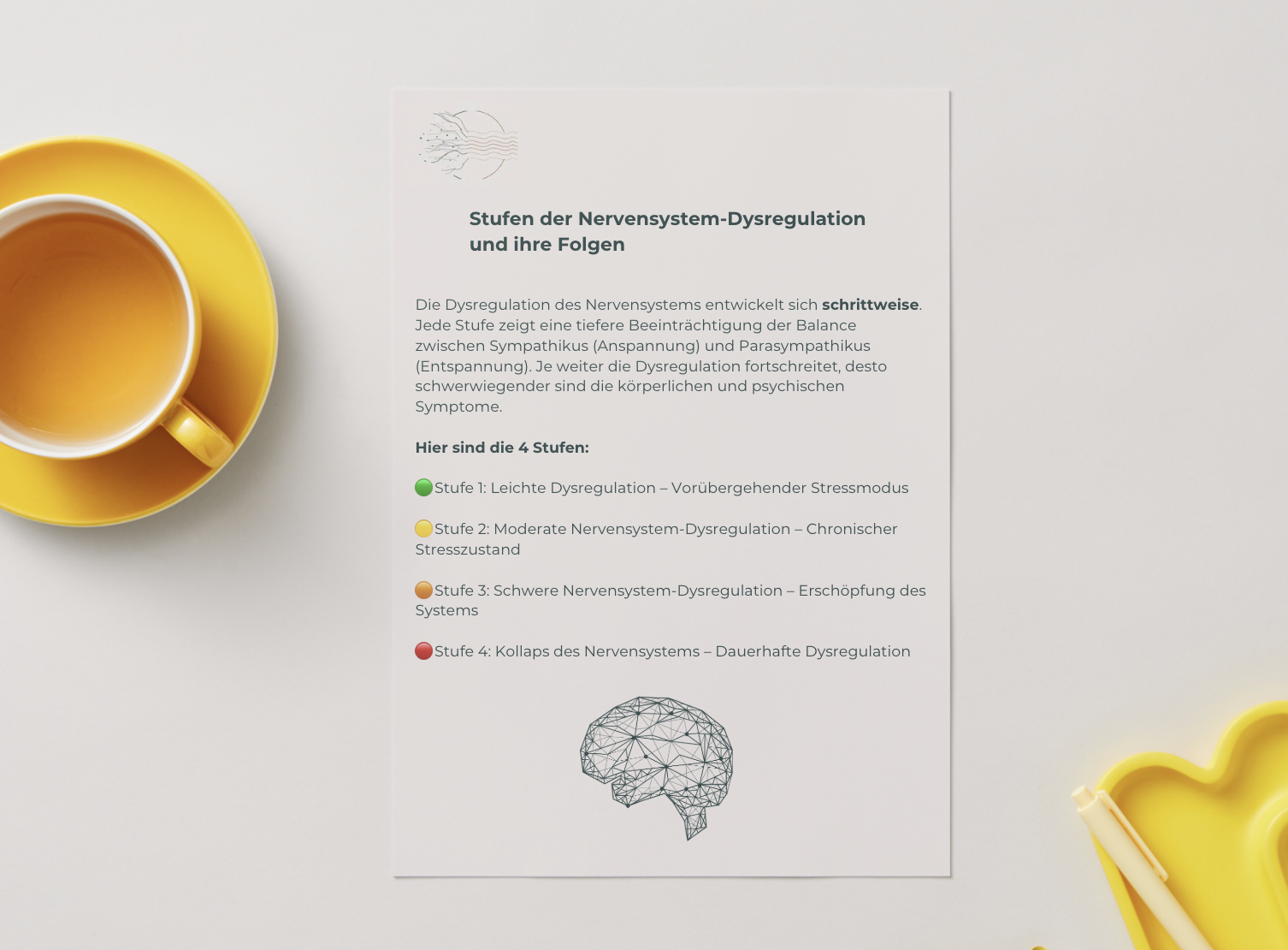 Stufen der Nervensystem-Dysregulation — Mini-Ebook