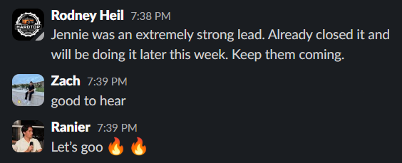 Client message to Intellimark