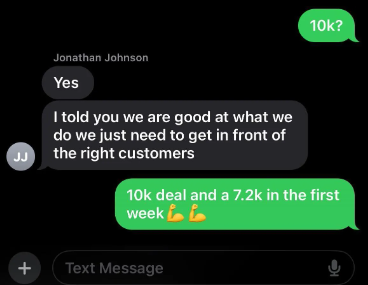 Client message to Intellimark