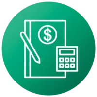 Accounting bookkeeping and ledger