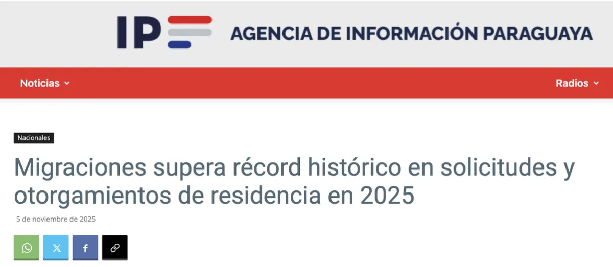 Documentos necesarios para la residencia permanente en Paraguay desde España