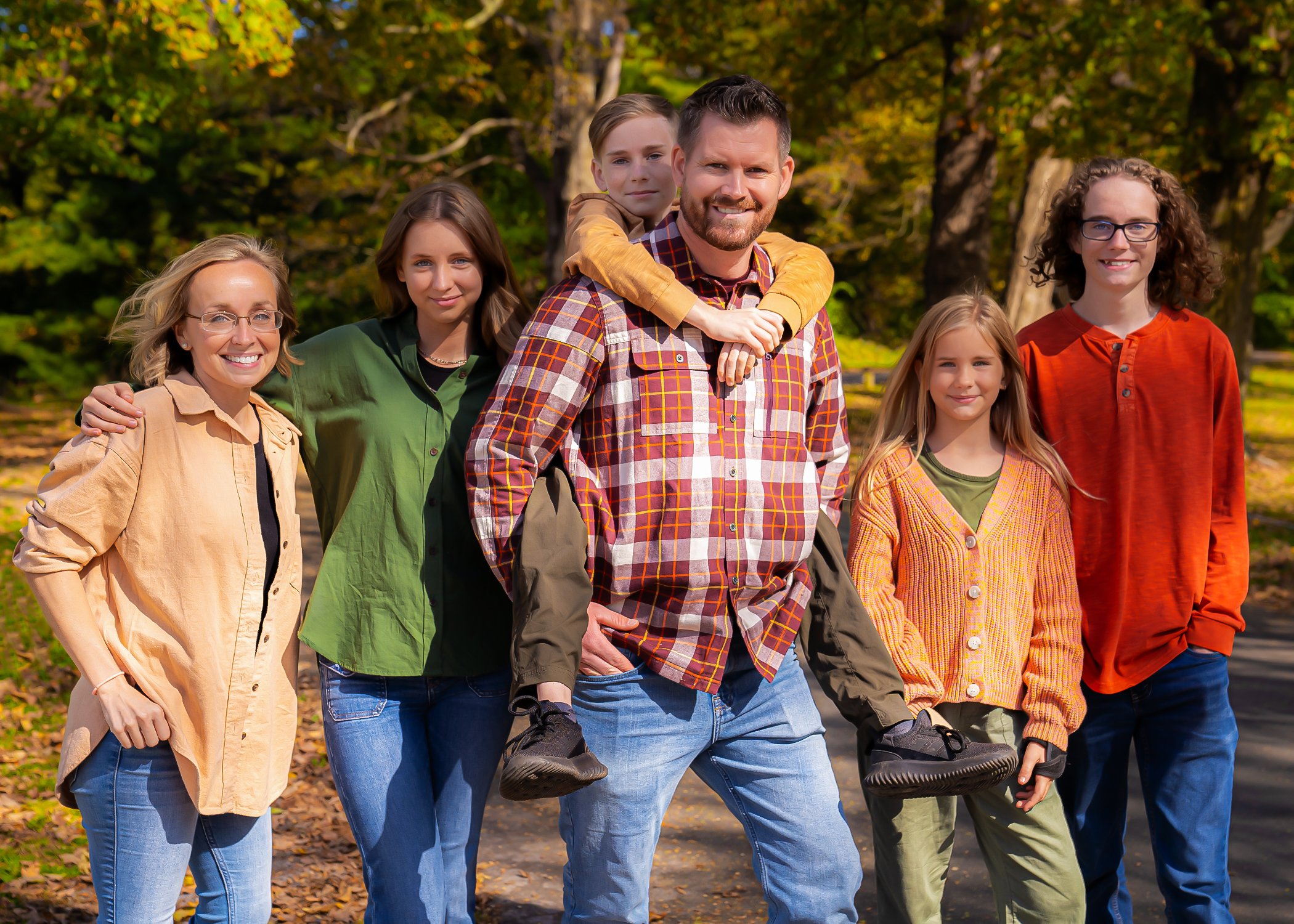 Pat Clark and family