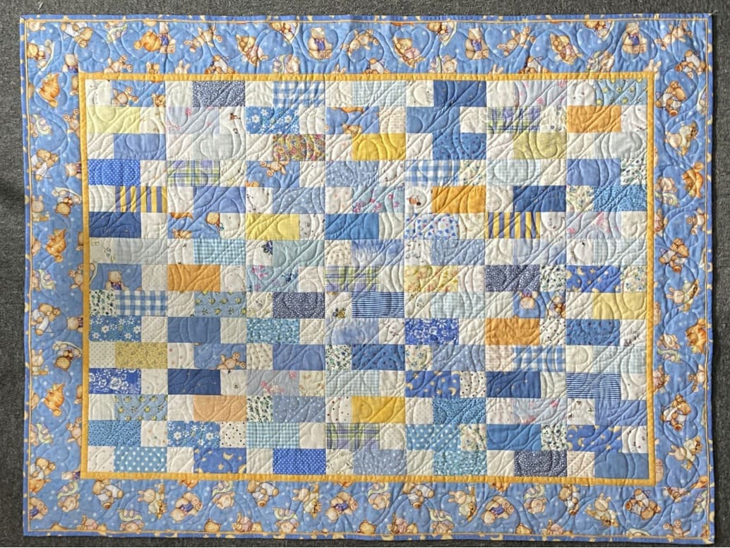 Ferdig quiltet babyquilt