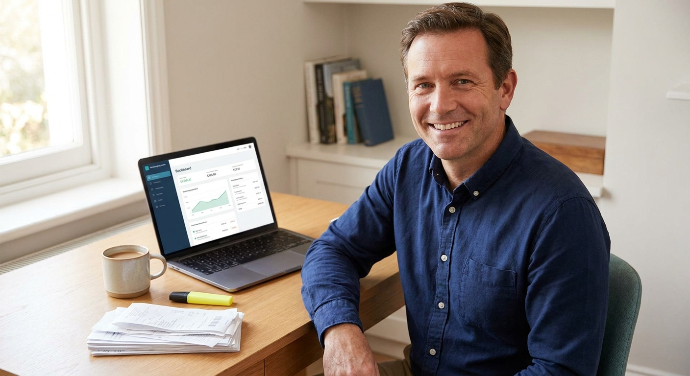Luke Jackson FMAAT providing monthly bookkeeping service for small businesses across the UK