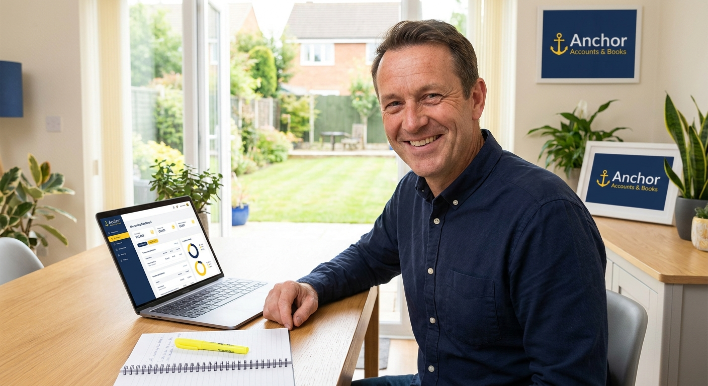 Anchor Accounts and Books accounting services for Stoke-on-Trent businesses and sole traders