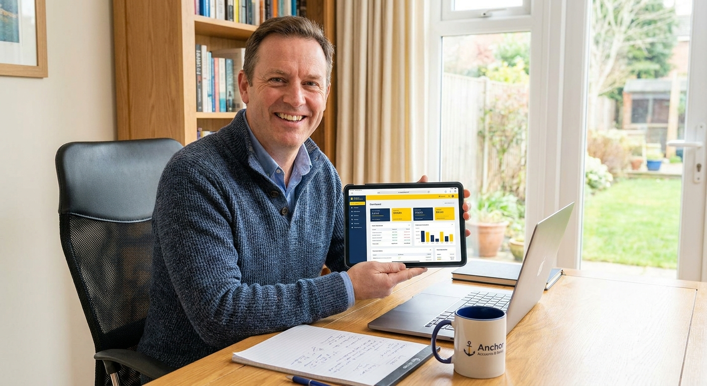 Luke Jackson FMAAT, Making Tax Digital accounting specialist at Anchor Accounts and Books