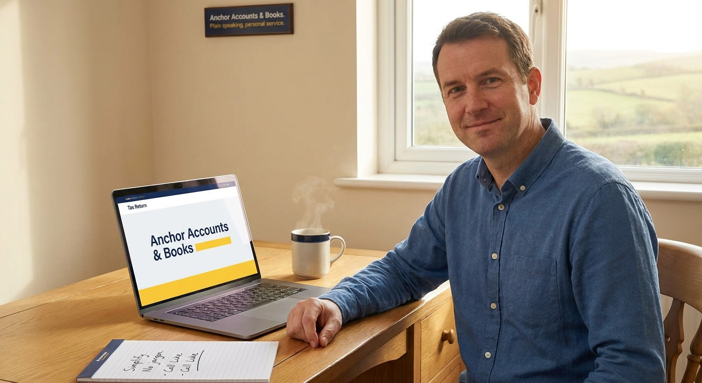 Luke Jackson FMAAT providing self assessment accounting services in Uttoxeter, Staffordshire