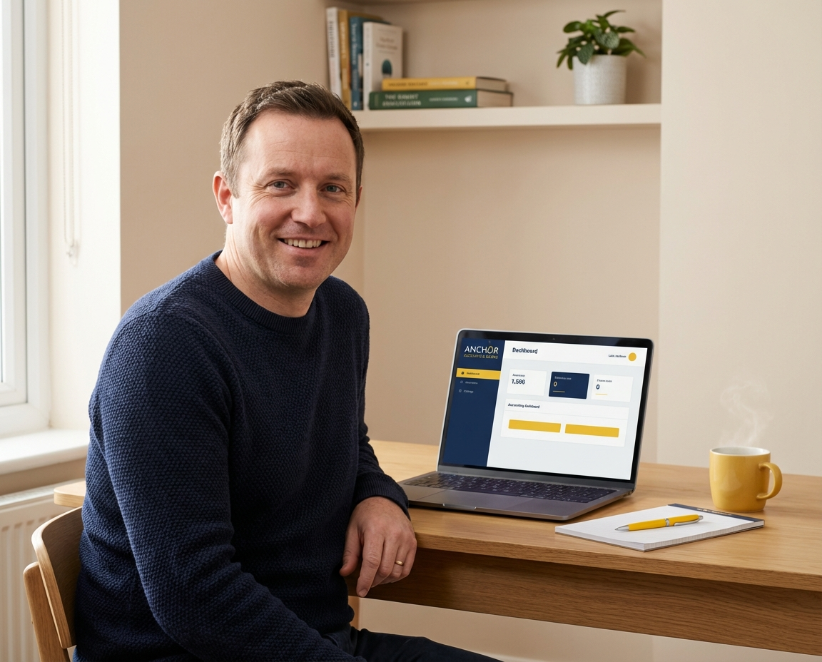 Small business accounting service provided by Luke Jackson FMAAT at Anchor Accounts and Books