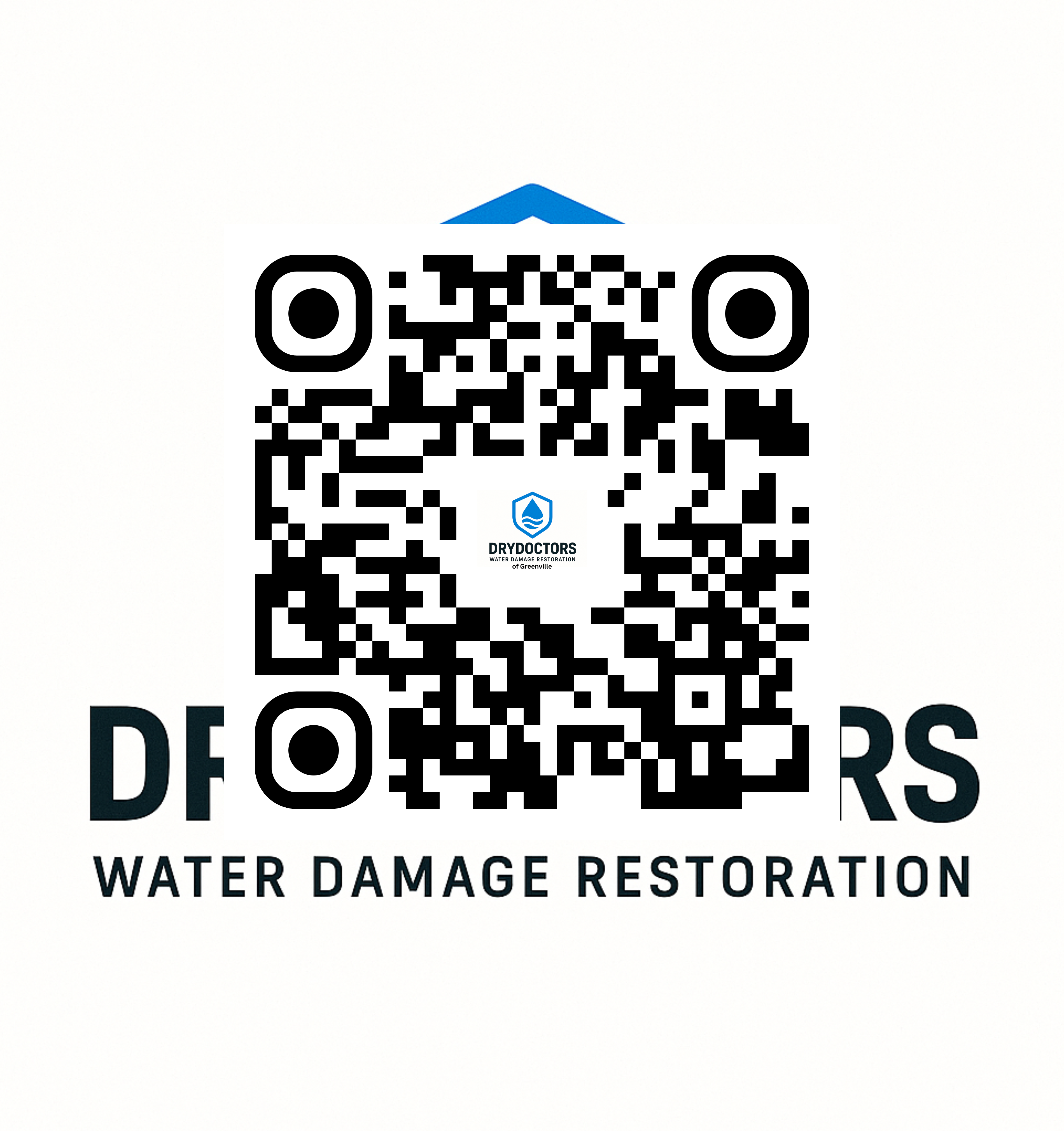 DryDoctors Water Restoration of Greenville QR Code to our Google Business Profile