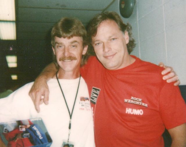 Buford Jones with David Gilmour of Pink Floyd