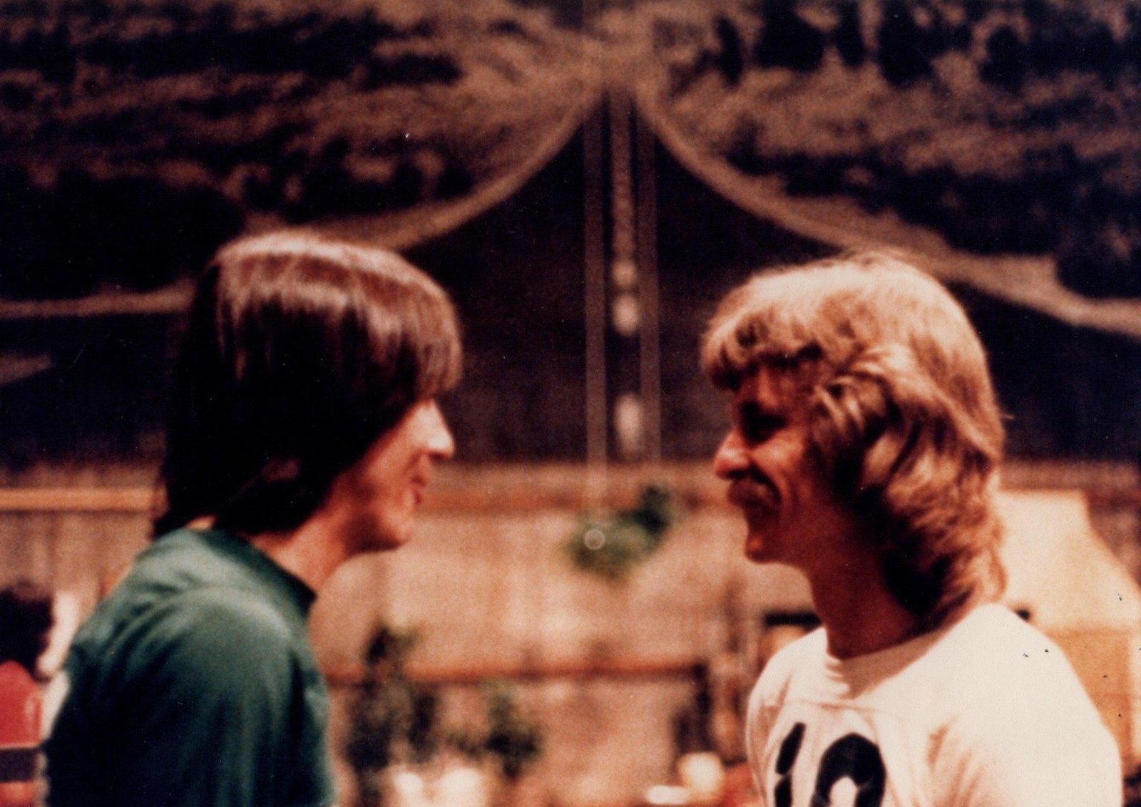 Jackson Browne and Buford Jones during the 1980 touring years