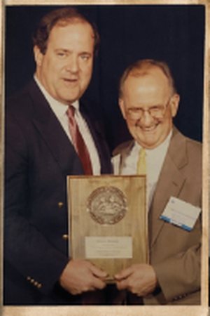 Charlie Mac at an awards dinner