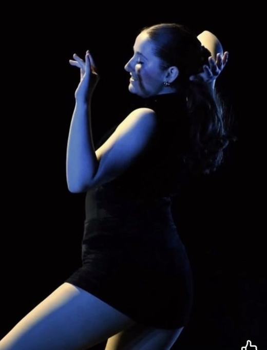 Charlie Mac's granddaughter Sarah dancing on stage