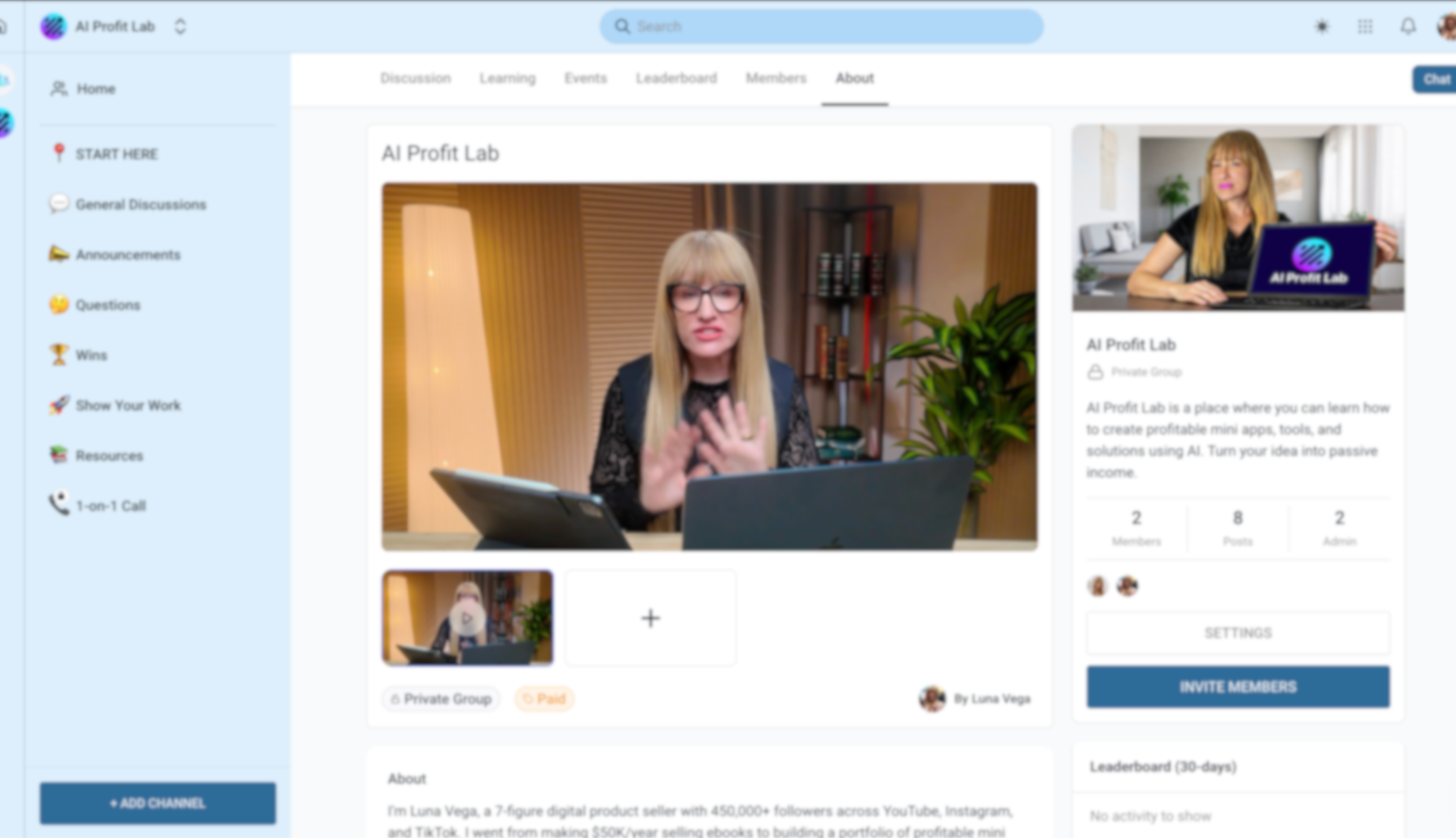 Member Success Board preview