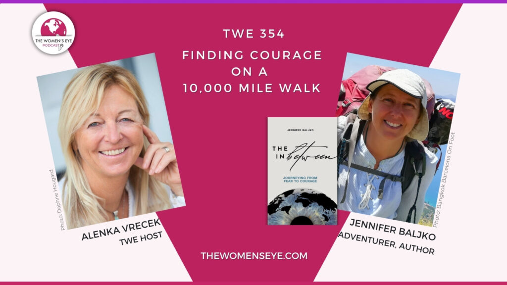 The Women's Eye travel podcast  featuring Bangkok Barcelona n Foots Jenn Baljko