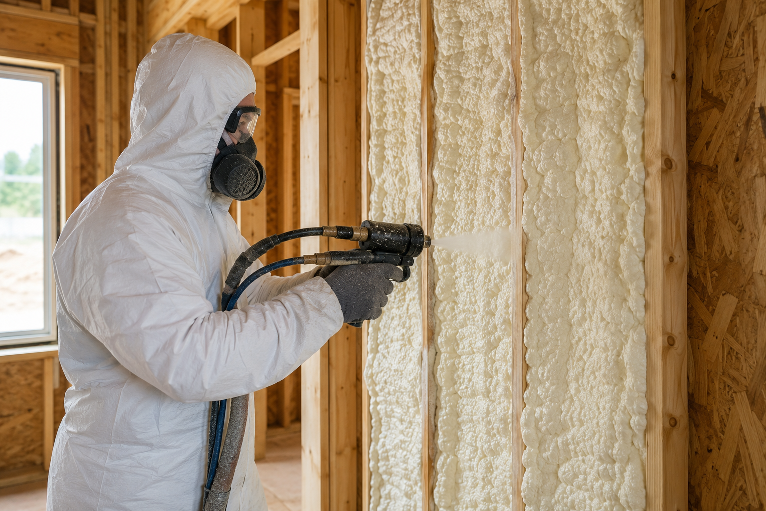 Insulation team at work