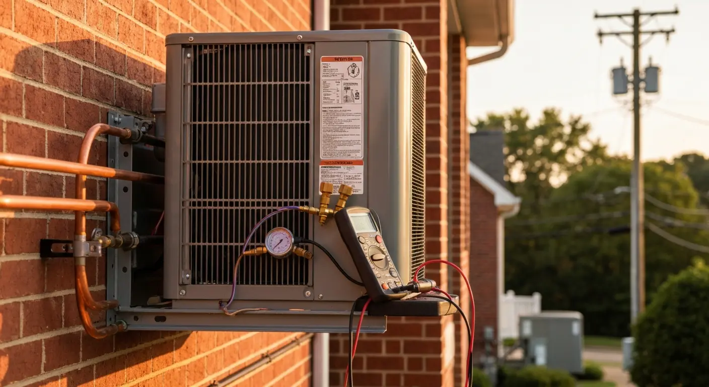 HVAC emergency repair technician