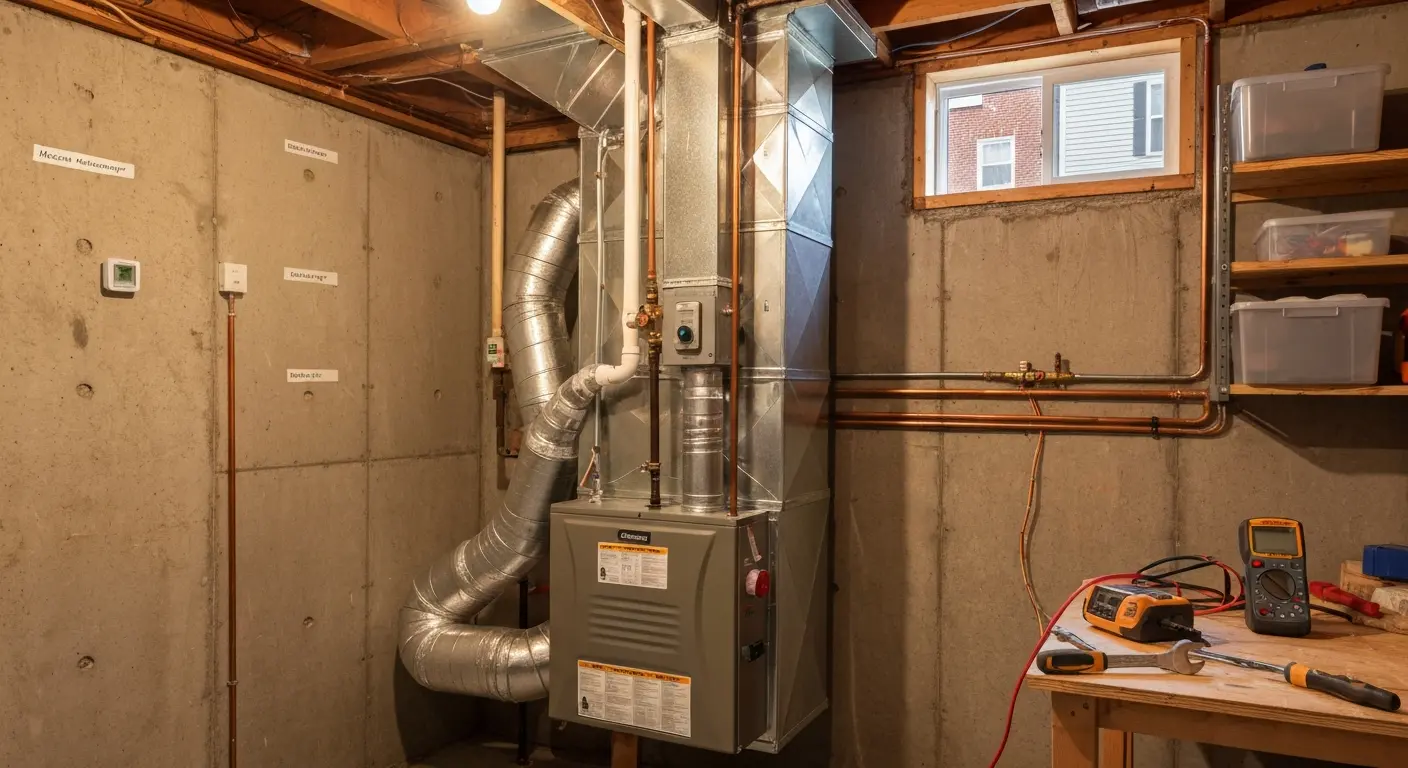 New furnace installation
