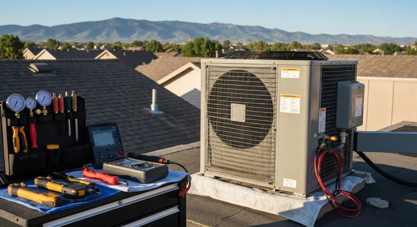 Heat pump maintenance service
