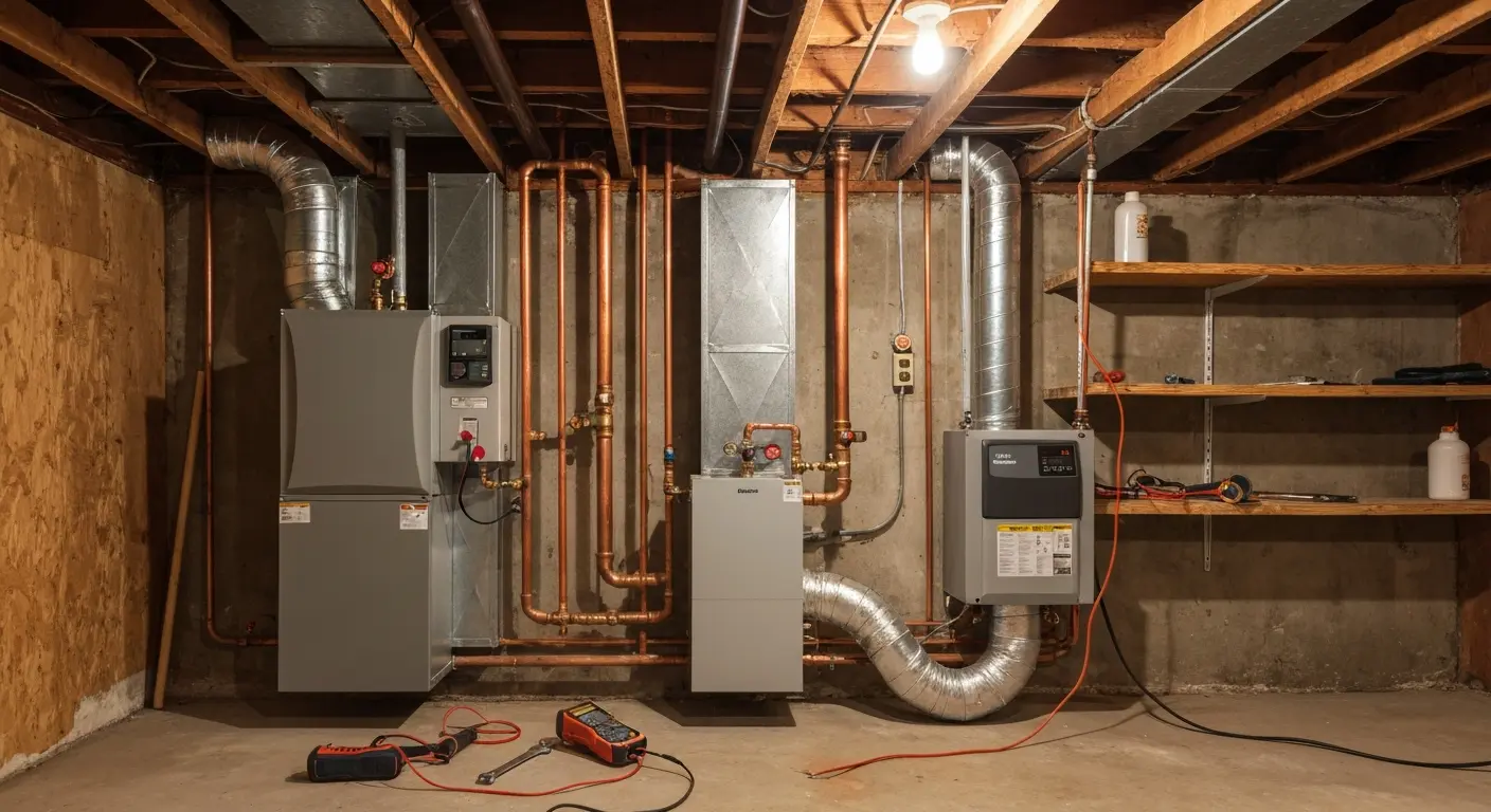 Heating system installation