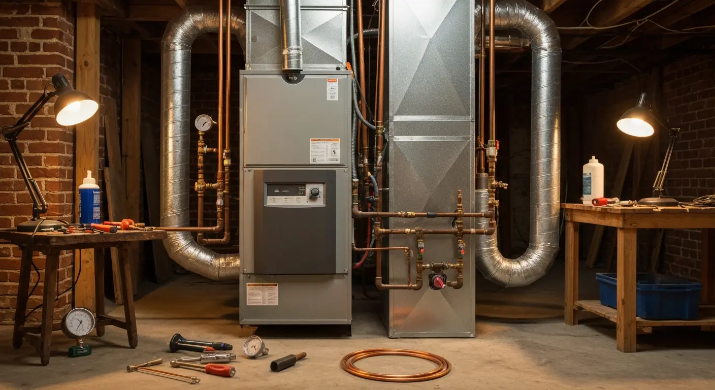 Heating system installation
