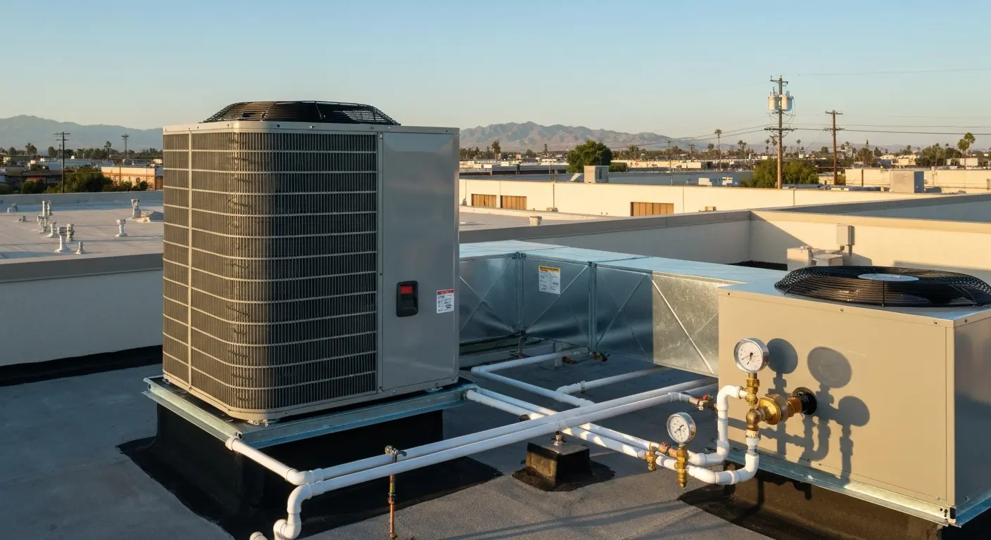 HVAC installation project